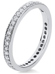 Luna Creation - Ring - 750/-Weißgold - Diamant 0.55ct G-si Gr. 52 - 1B893W852-3