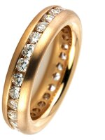Luna Creation - Ring - 750/-Rotgold - Diamant 1.55ct G-si...