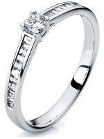 Luna Creation - Ring - 585/-WG - Diamanten 0.37ct G-si -...