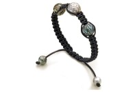 Luna-Pearls - 107.0002 - Armband - Textilkordel - Tahiti-Zuchtperle 8-12mm