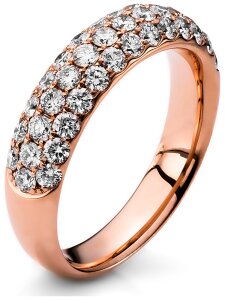 Luna Creation - Ring - Damen - Rotgold 18K - Diamant - 1.25 ct - 1B792R854-2-54
