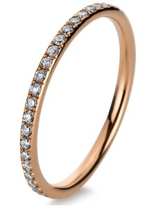 Luna Creation - Ring - Damen - Rotgold 18K - Diamant - 0.39 ct - 1B831R853-1-53