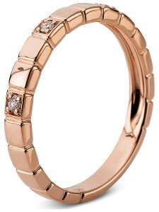 Luna Creation - Ring - Damen - Rotgold 14K - Diamant - 0.05 ct - 1B644R454-1 - Weite 54